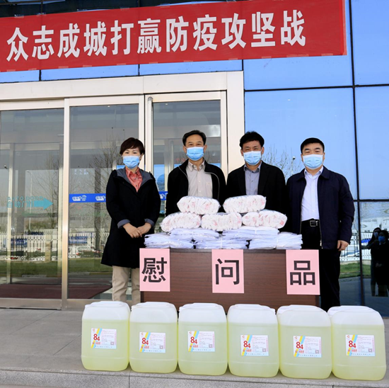 鄭州市人大副主任孫黎、市政府副市長李喜安一行 蒞臨花花牛開展“三送一強”活動