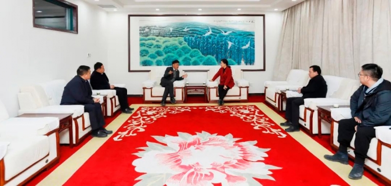 發(fā)揮產(chǎn)業(yè)優(yōu)勢 助力鄉(xiāng)村振興 | 民權(quán)縣委副書記、縣長王靜嫻會(huì)見關(guān)曉彥董事長一行